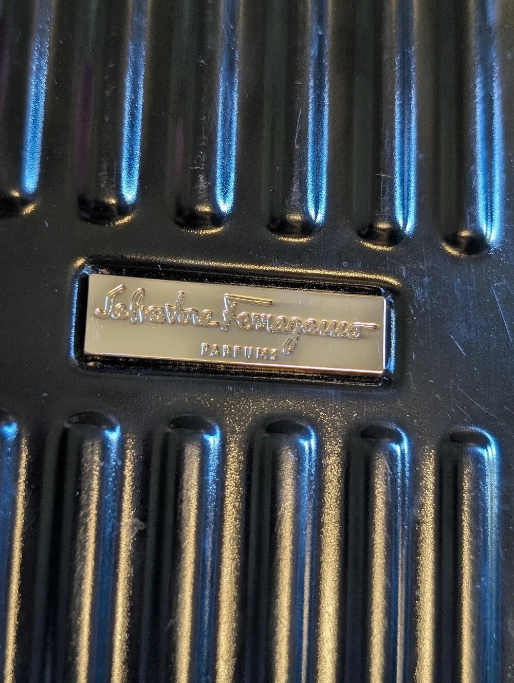 Salvatore Ferragamo x EVA Air hard-shell amenity Case ** EMPTY**